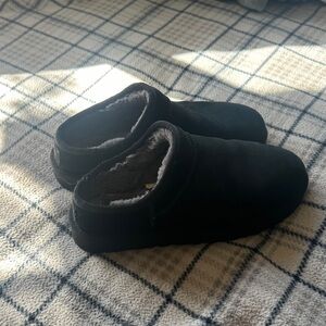 ugg black mini boots